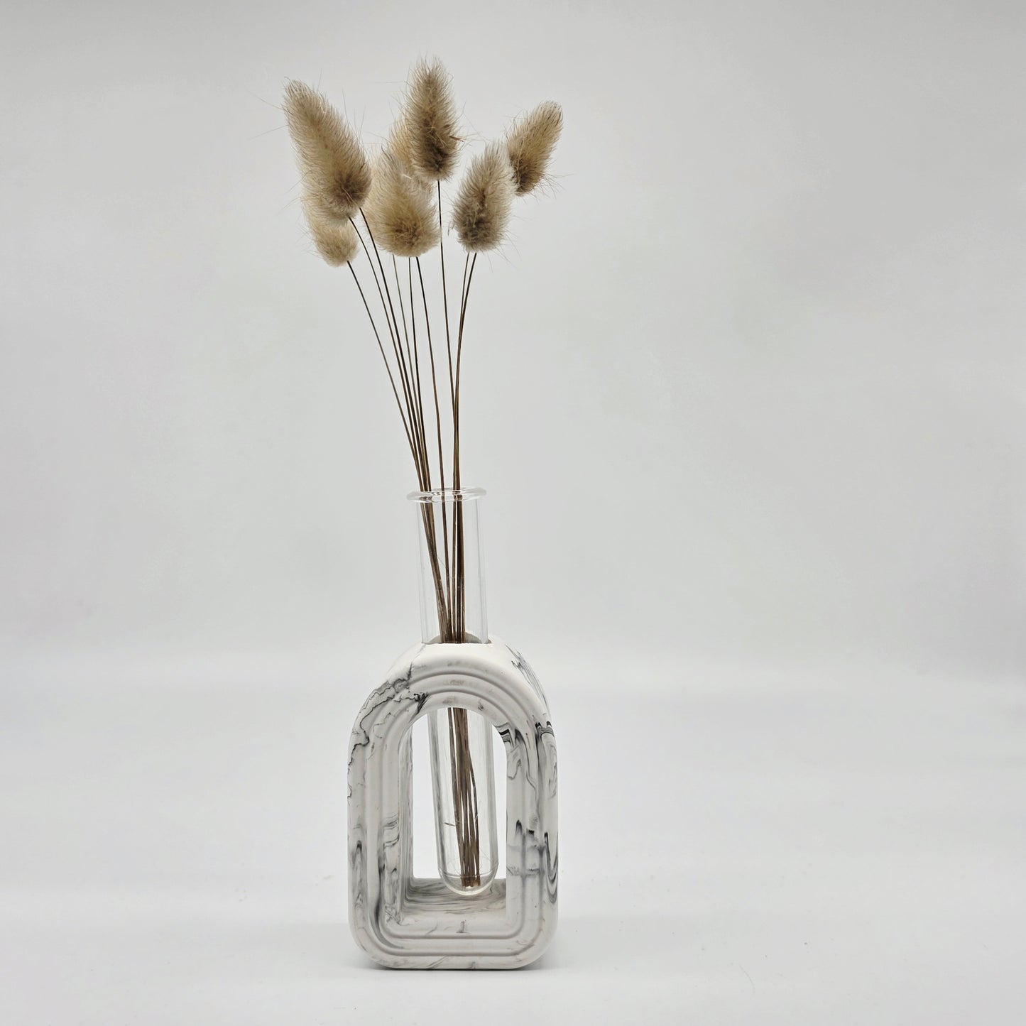 Mini Arch Vase - Monochrome Marble