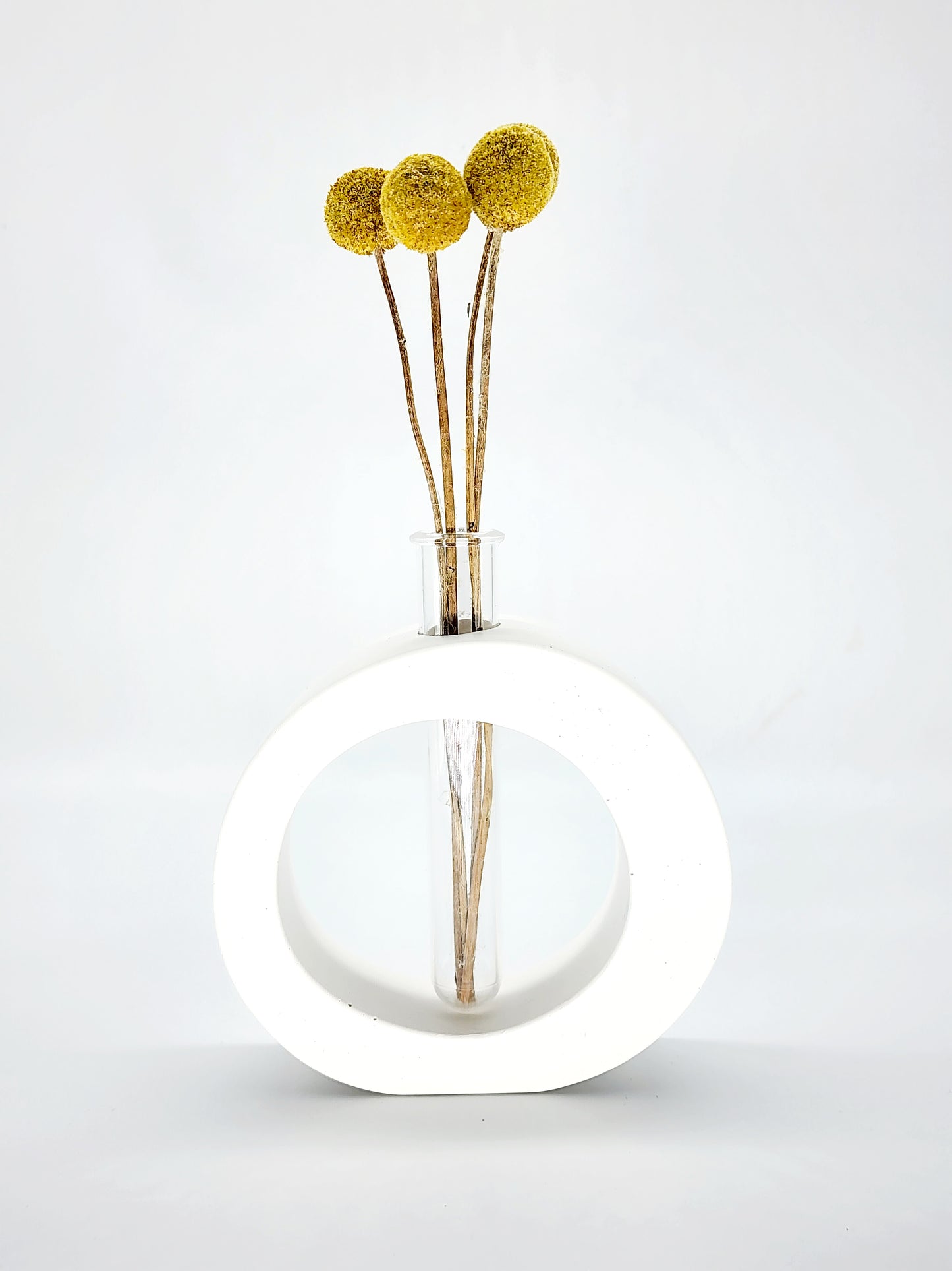 Round Vase - White