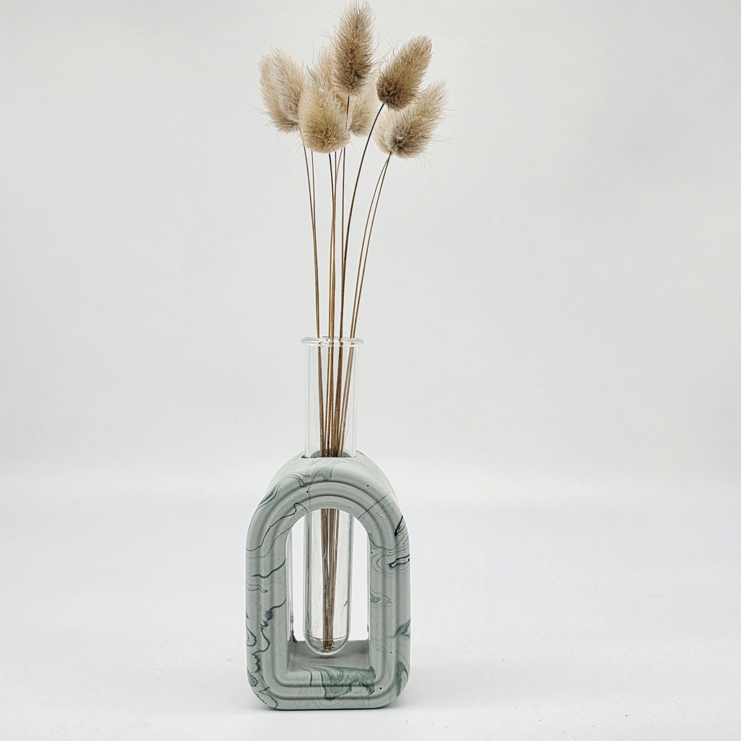 Mini Arch Vase - Sage Marble