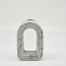 Load image into Gallery viewer, Sage marble Arch Vase