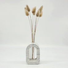 Load image into Gallery viewer, Sage and white marble Arch vase