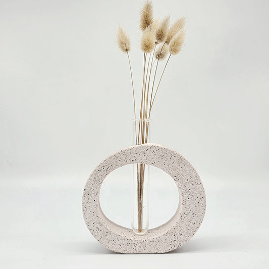 Round Vase - Pink Stone