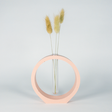 Dusty Pink Oval Vase