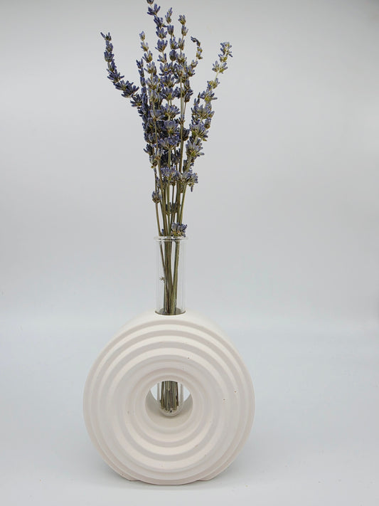 Donut Vase - White