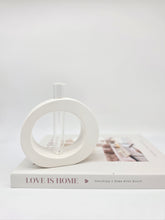 Load image into Gallery viewer, White round vase
